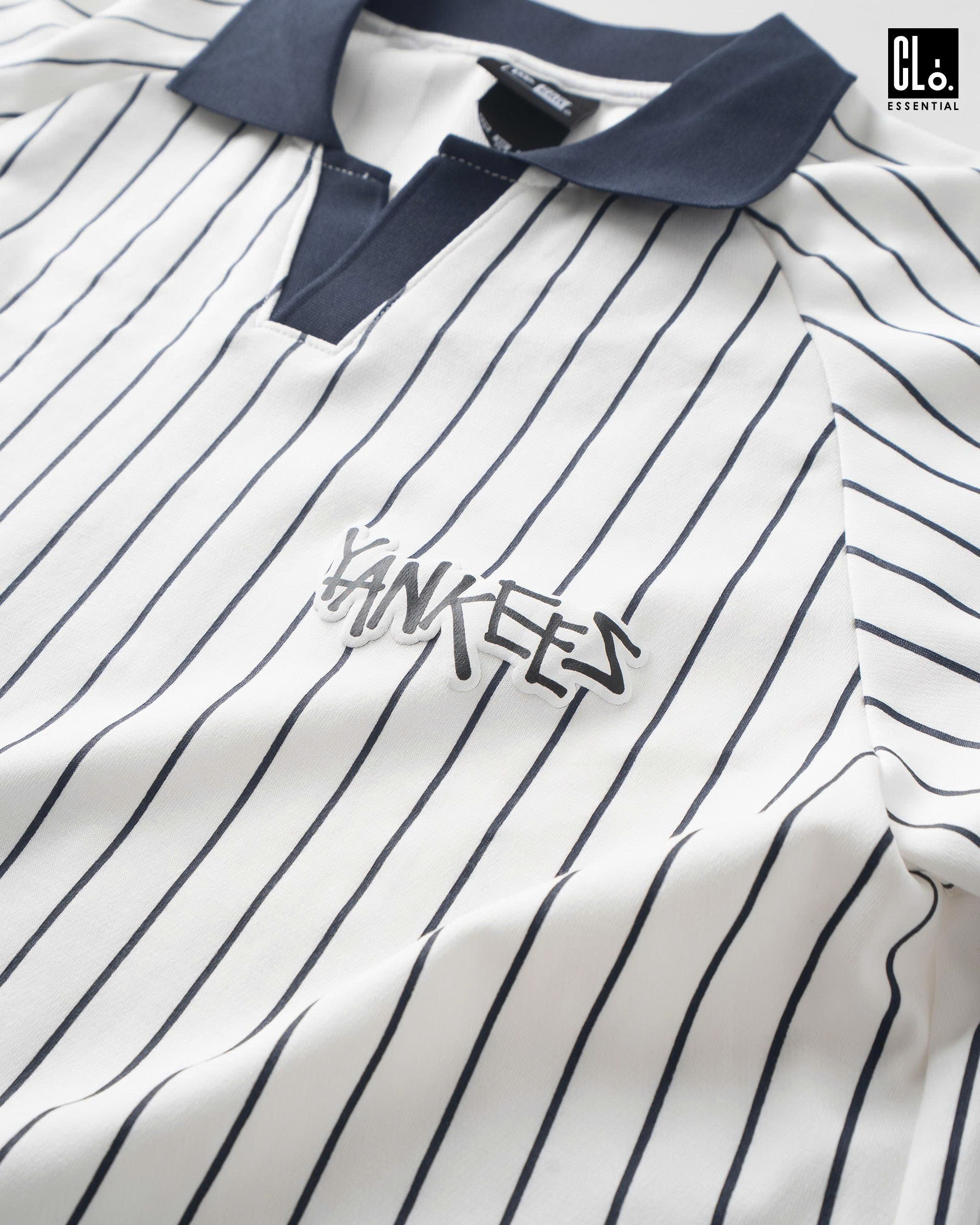 NEWERA, AP MLB POLO SHIRT NEYYAN LOGO - WHITE