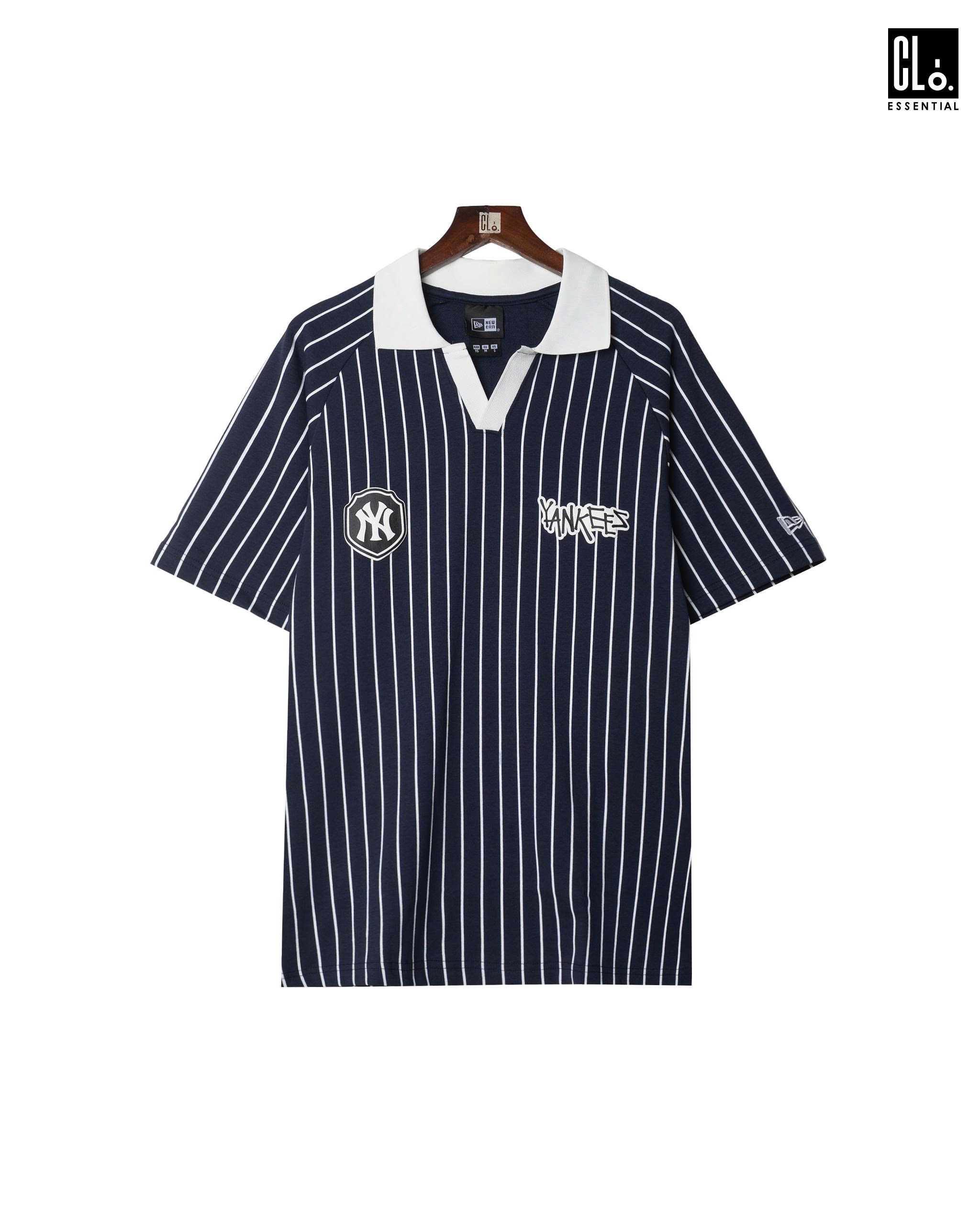 NEWERA, AP MLB POLO SHIRT NEYYAN LOGO - NAVY