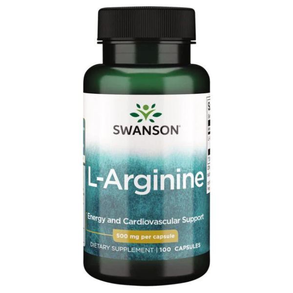 Viên uống Swanson L-Arginine hỗ trợ tim mạch cung cấp amino axit tạo protein cho cơ thể