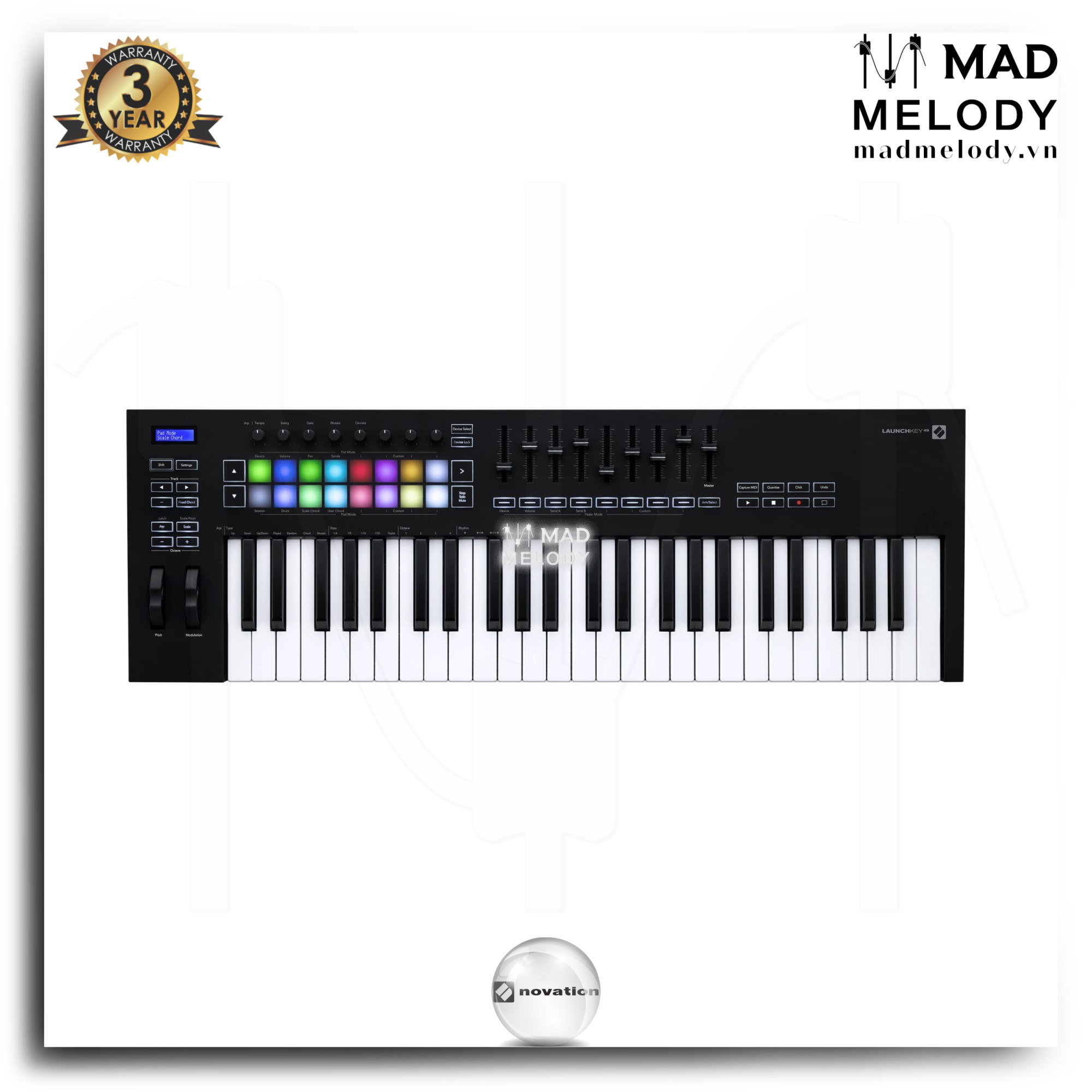 Novation Launchkey 49 MK3 Controlador MIDI USB