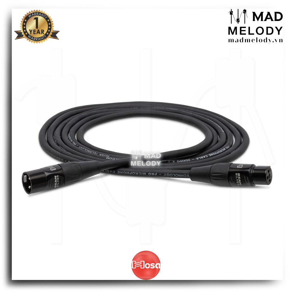 Dây Cáp Micro Hosa Pro Microphone Cable Hmic 000 Canon Xlr Mad Melody 