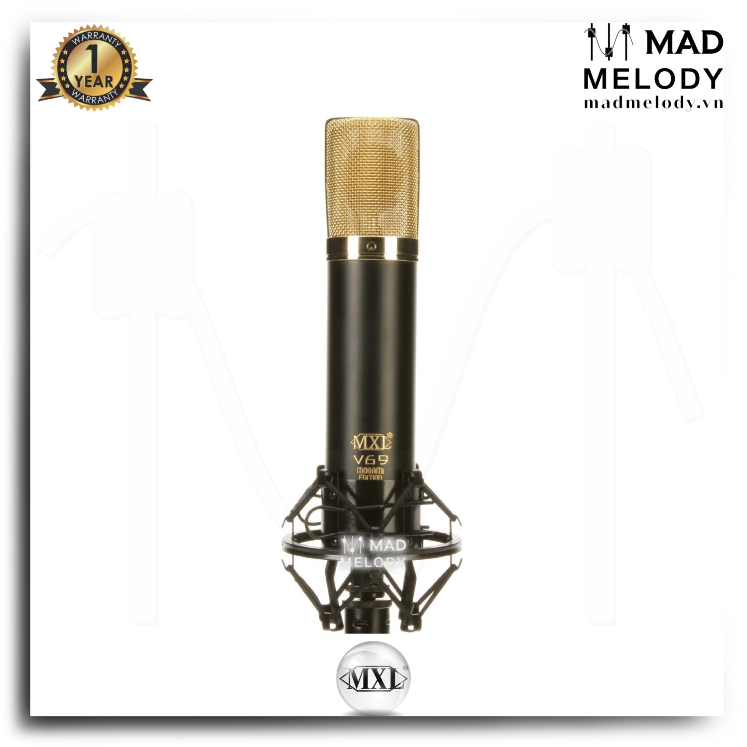 MXL V69M EDT MOGAMI Edition Tube Condenser Microphone (Micro thu âm)