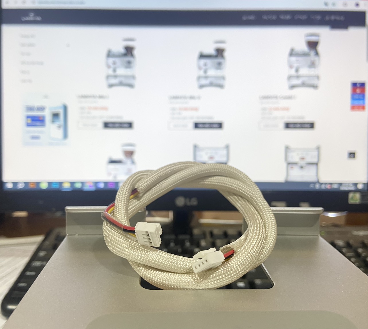 Dây màn hình hiển thị led 7 đoạn 3 số (500mm), P/N: LVT25012