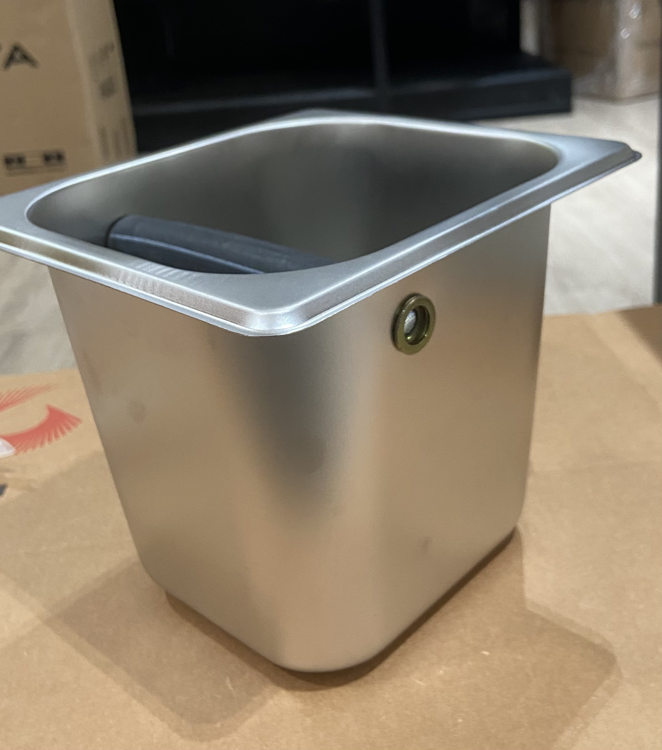 Hộc chứa bã cà phê bằng inox, LVT: BAR0031