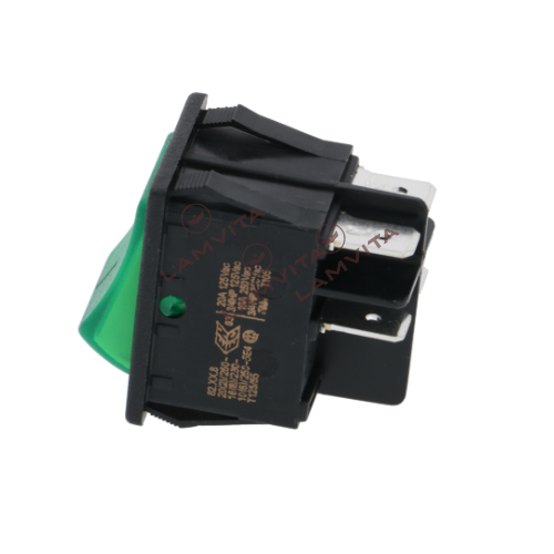 Công tắc nguồn 0-1 xanh lá 15A 250V