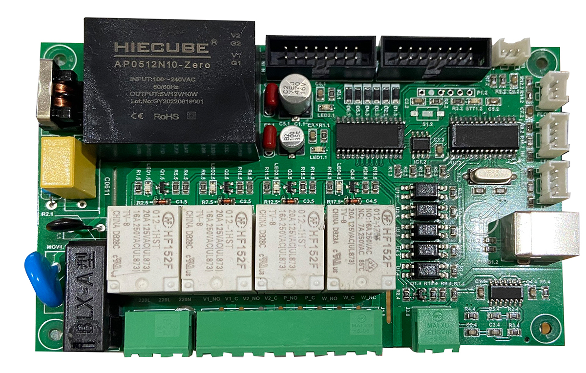 Mạch cafe 2 Group 4 Relay, P/N: LVT15031