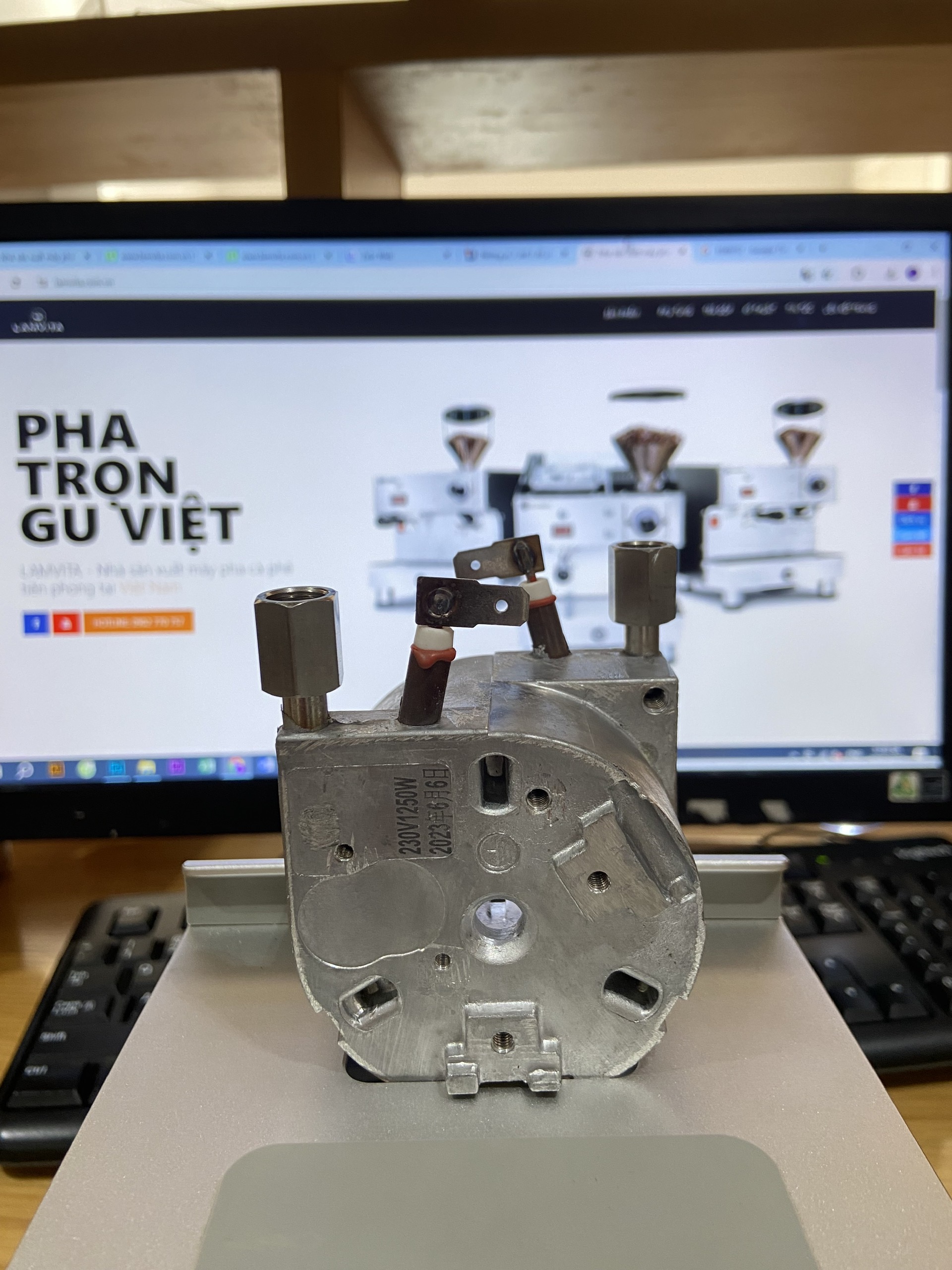 Bình đun = nhôm (LAMVITA GoSL) P/N: B-147A, mới 100%