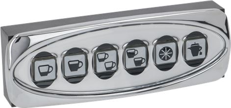 Phím bấm 6 nút (BFC Lira), P/N: 5102809, mới 100%, Italy