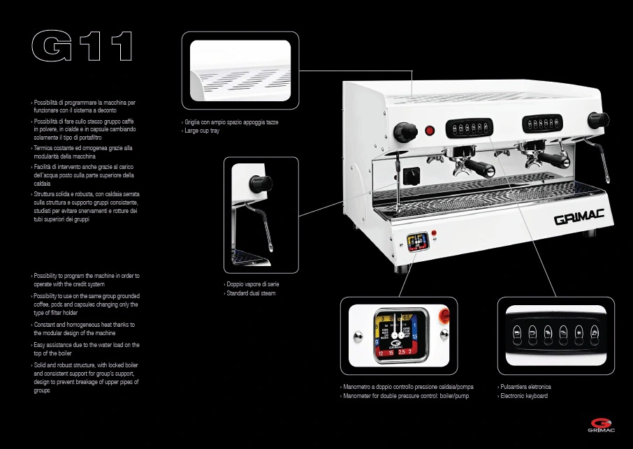 Máy pha cà phê 2 group Grimac G11