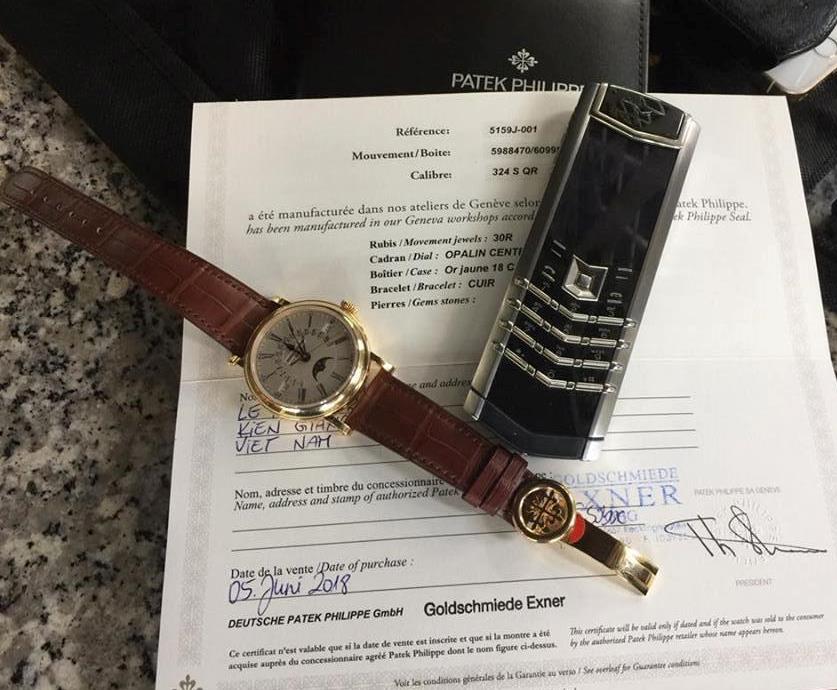 Gia Bảo Luxury hoàn thành chuyến giao dịch đến tận tay khách hàng ở thành phố Kiên Giang chiếc đồng hồ Patek Philippe 5159J-001