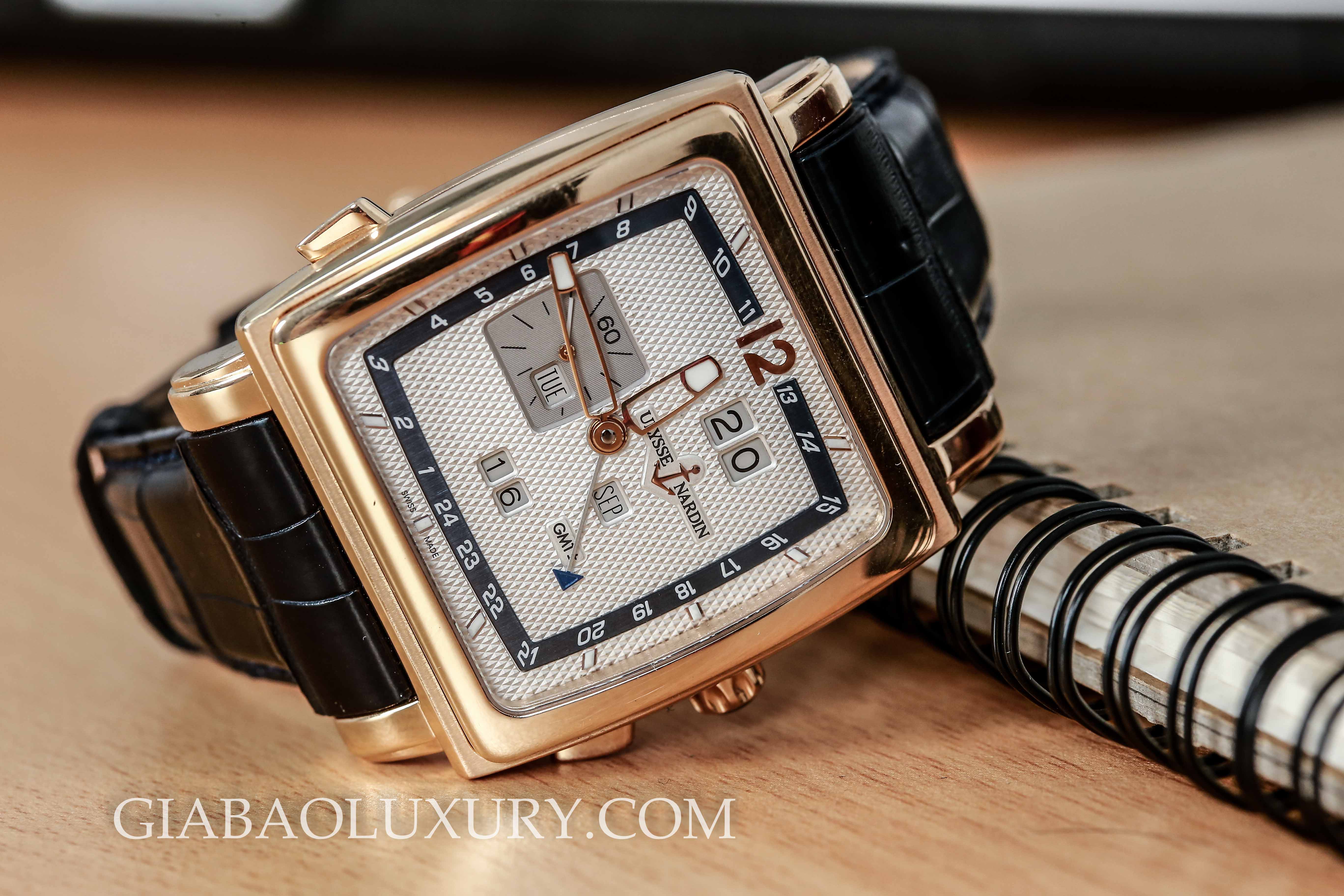 Lời cám ơn tới khách hàng - Anh Tường ở tp Hồ Chí Minh giao lưu đồng hồ Ulysse Nardin Quadrato Dual Time Perpetual 326-90/61