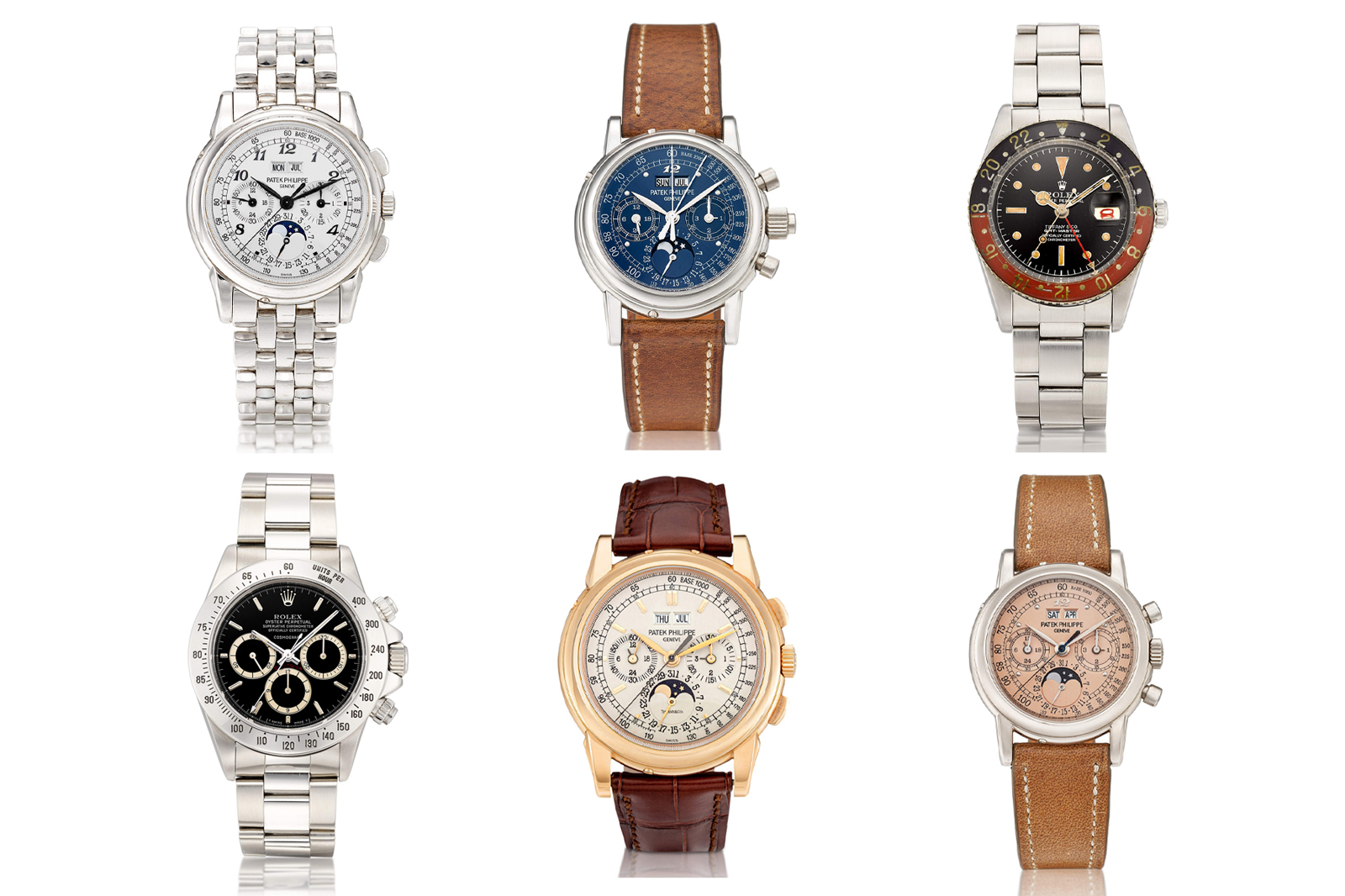 Đồng hồ của Eric Clapton và Hiroshi Fujiwara tại cuộc đấu giá nhà Sotheby's tháng 10