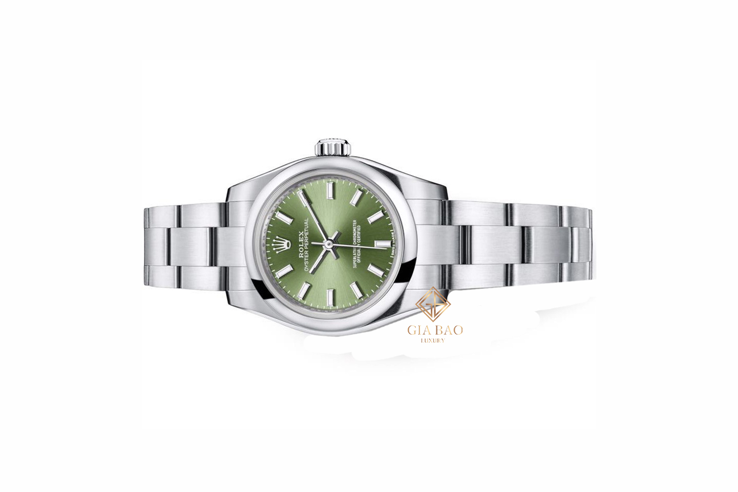 Đồng Hồ Rolex Oyster Perpetual 26 176200 Mặt Số Xanh