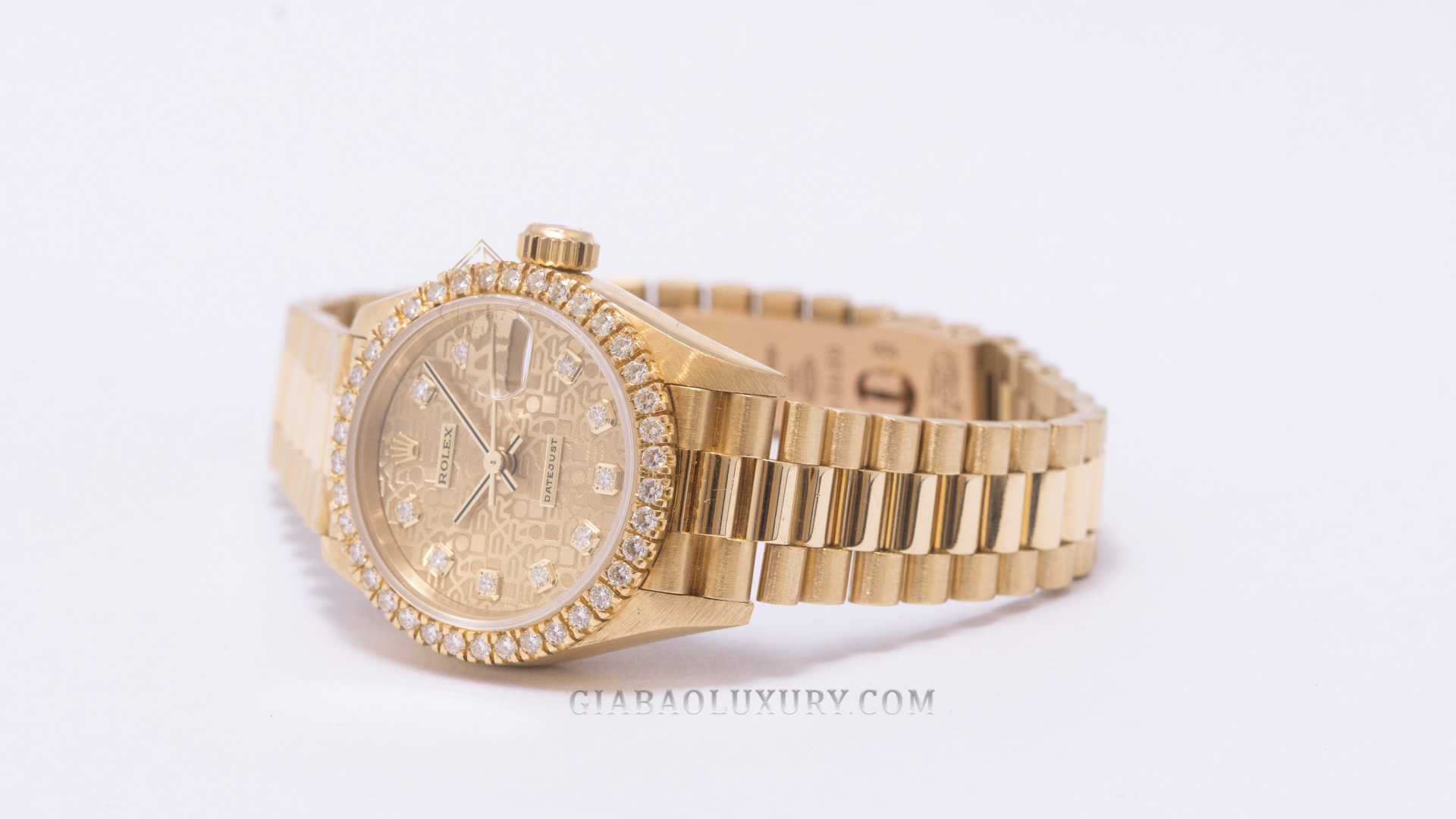 Đồng hồ Rolex Datejust 69178 Mặt số vi tính vàng Champagne