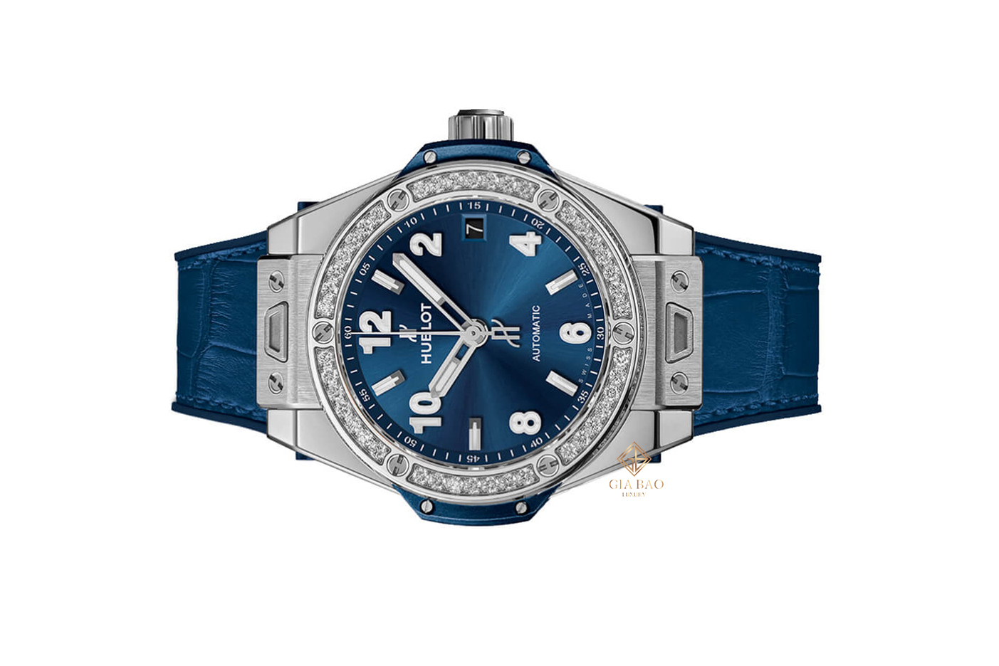 Đồng Hồ Hublot Big Bang One Click Steel Blue Diamonds 39mm 465.SX.7170.LR.1204