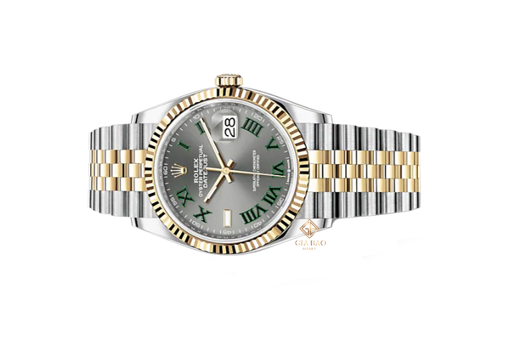 Rolex Datejust 36 126233 Mặt Số Slate Cọc Số La Mã