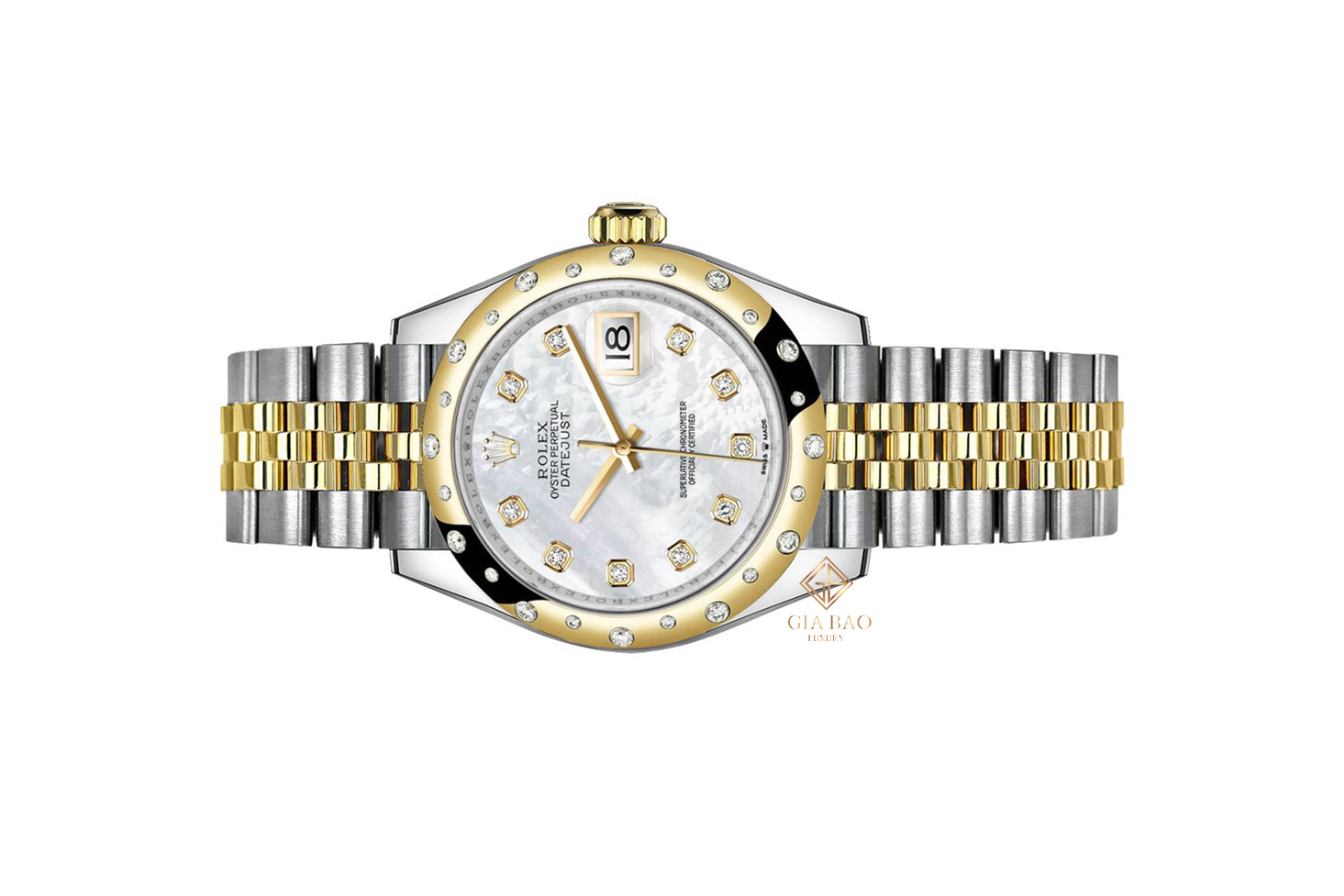 Đồng Hồ Rolex Lady Datejust 31 278343 Mặt Số Vỏ Trai