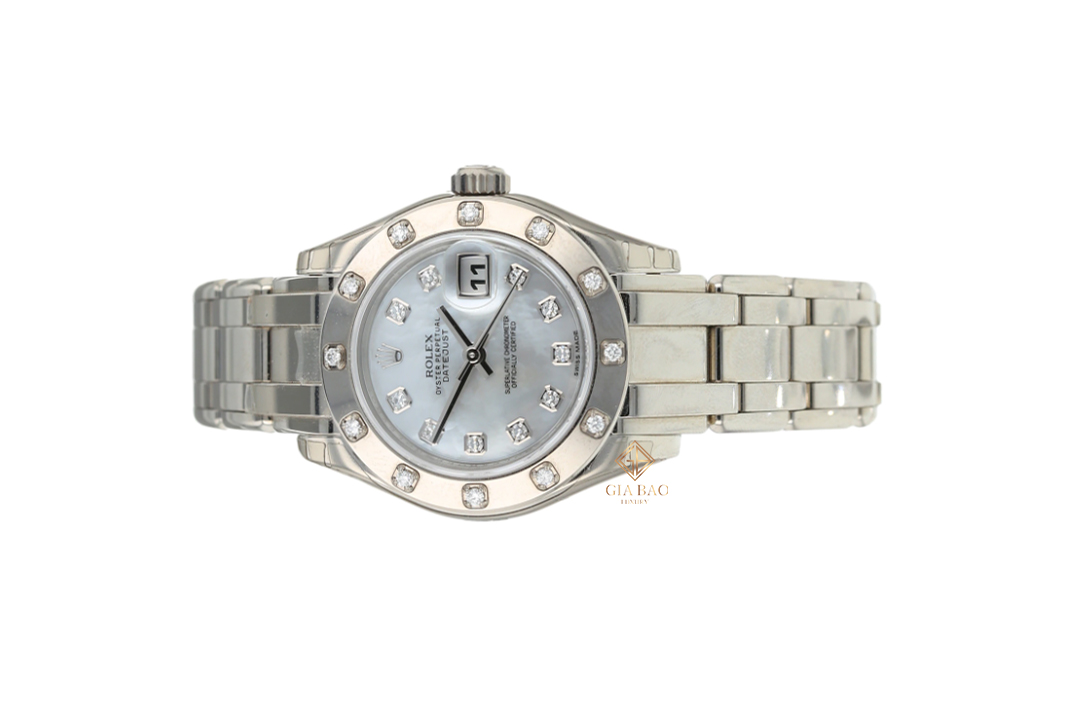 Rolex Pearlmaster 29 80319 White Mother-of-Pearl Dial