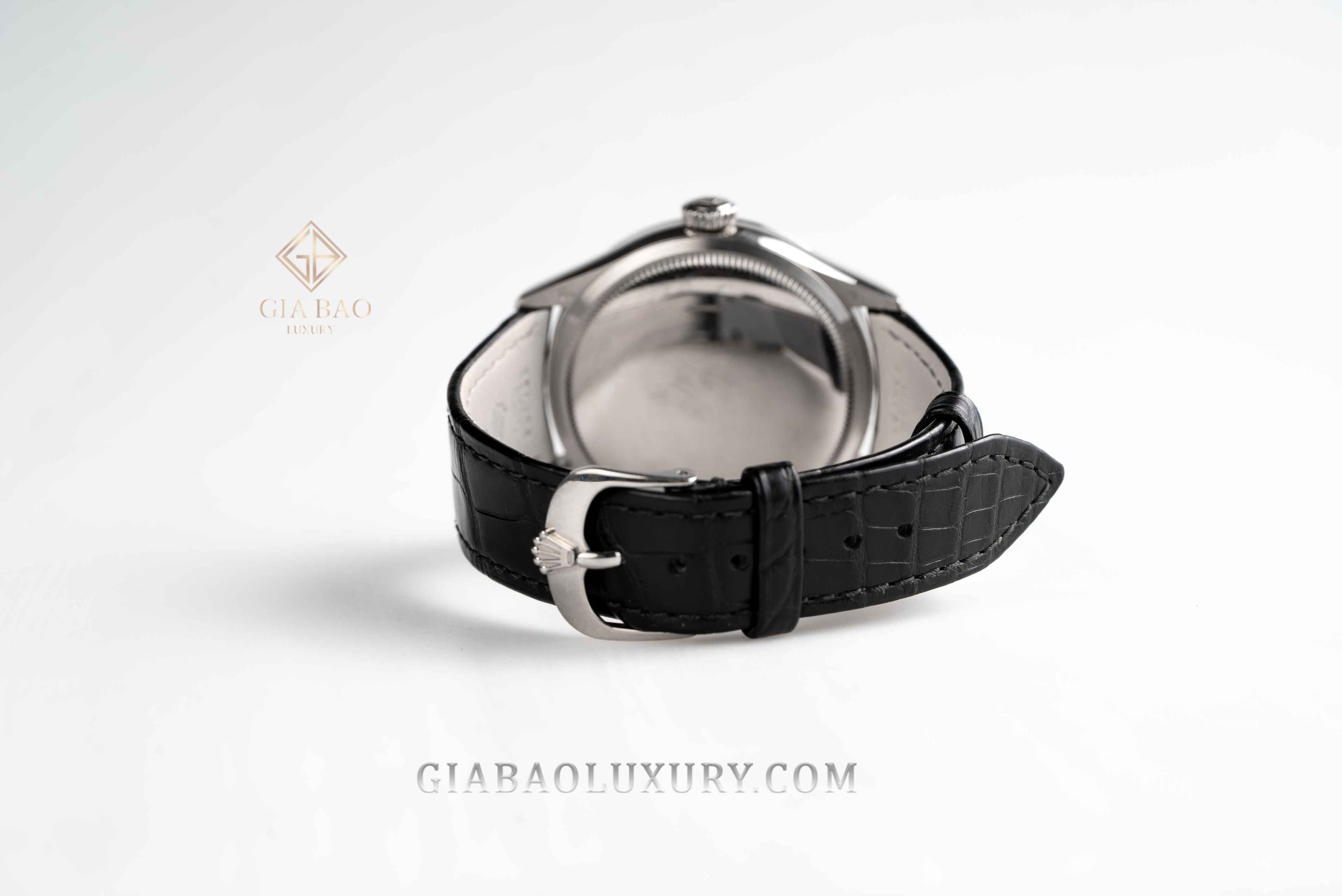 Rolex Cellini Time 50709RBR-0008 Mặt Số Đen