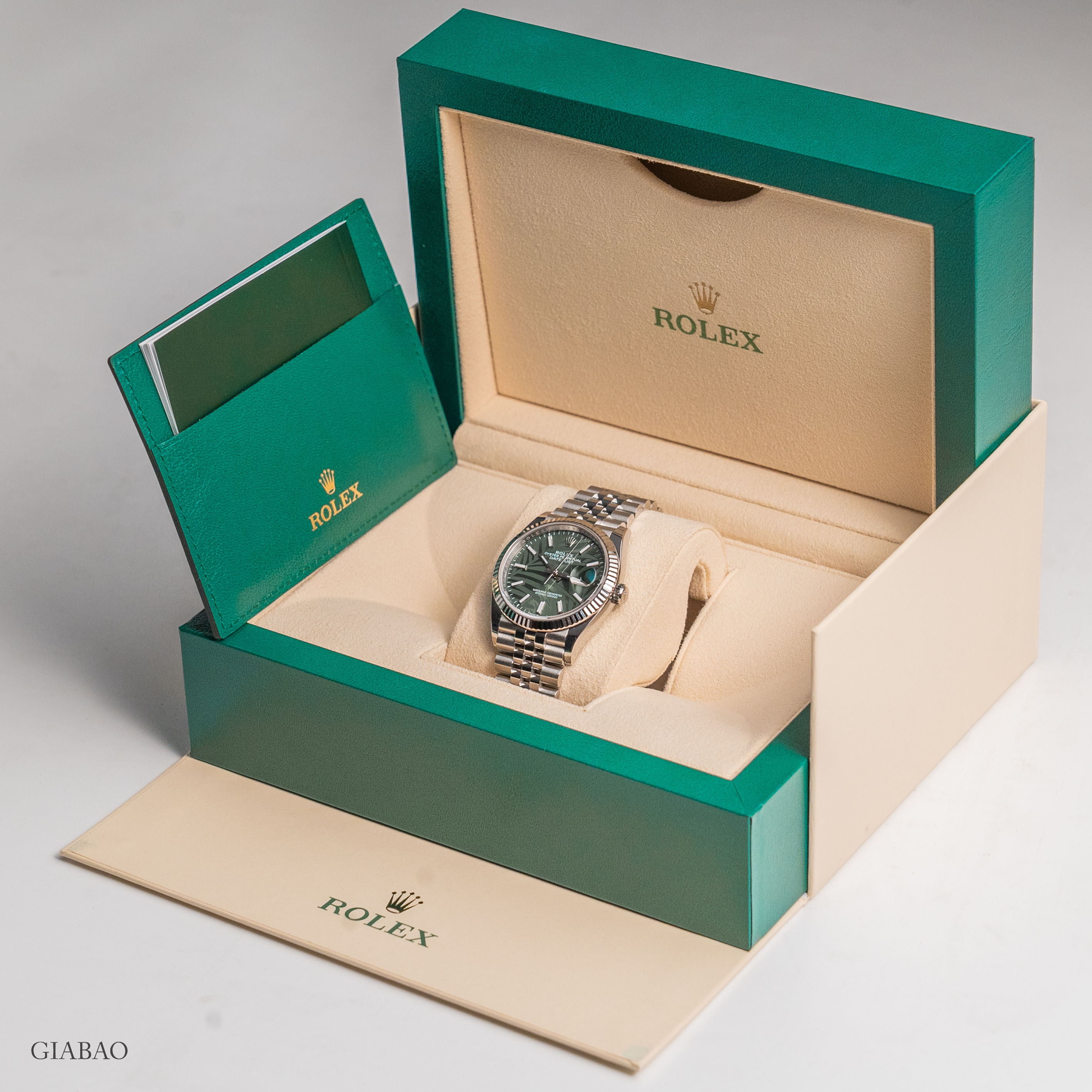 Rolex Datejust 36 126234 Green Palm Motif