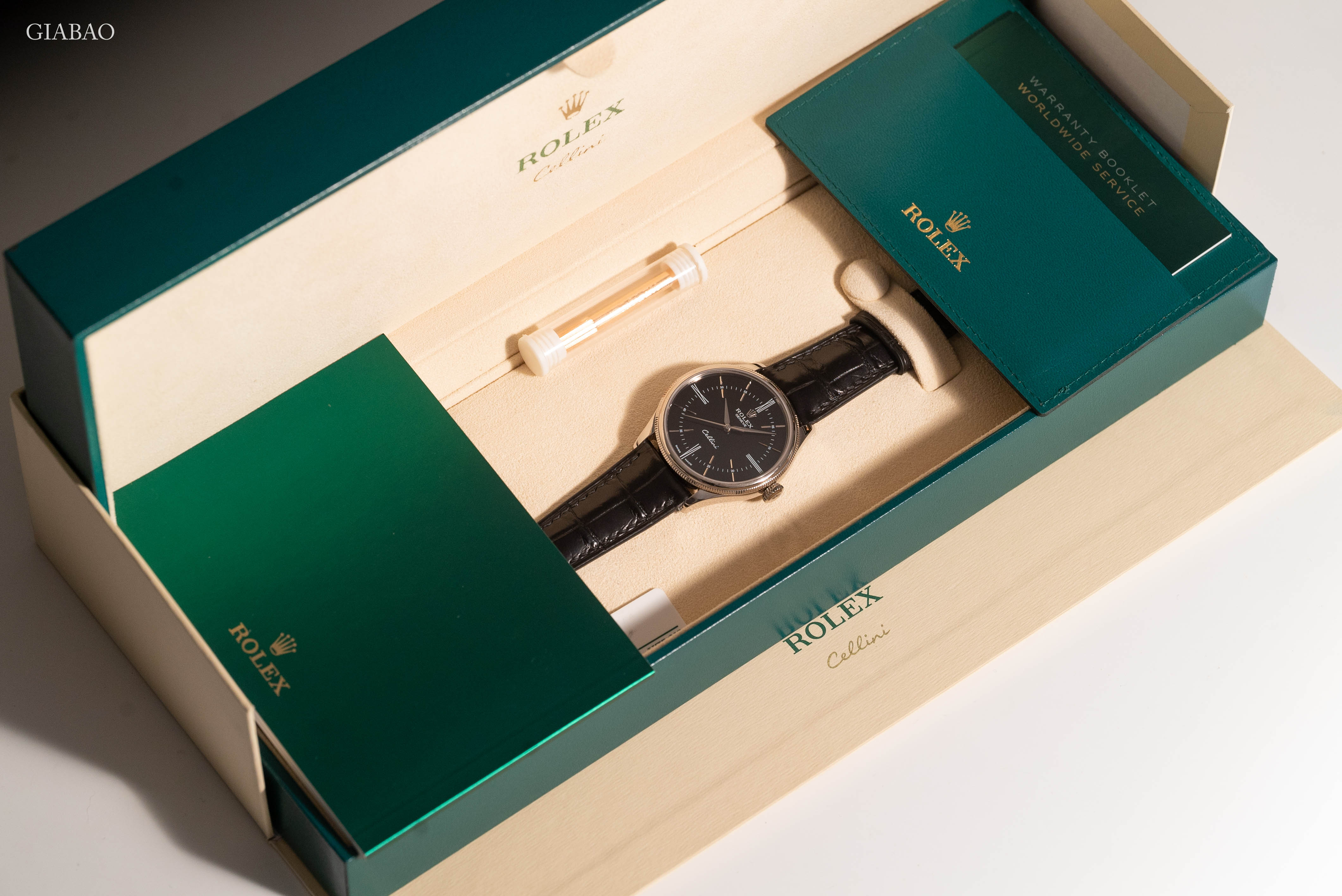 Rolex Cellini Time 50509 Black Dial