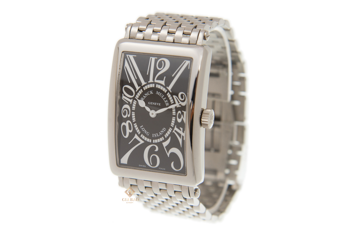 Đồng Hồ Franck Muller Long Island 1002 QZ (AC) Mặt Số Đen