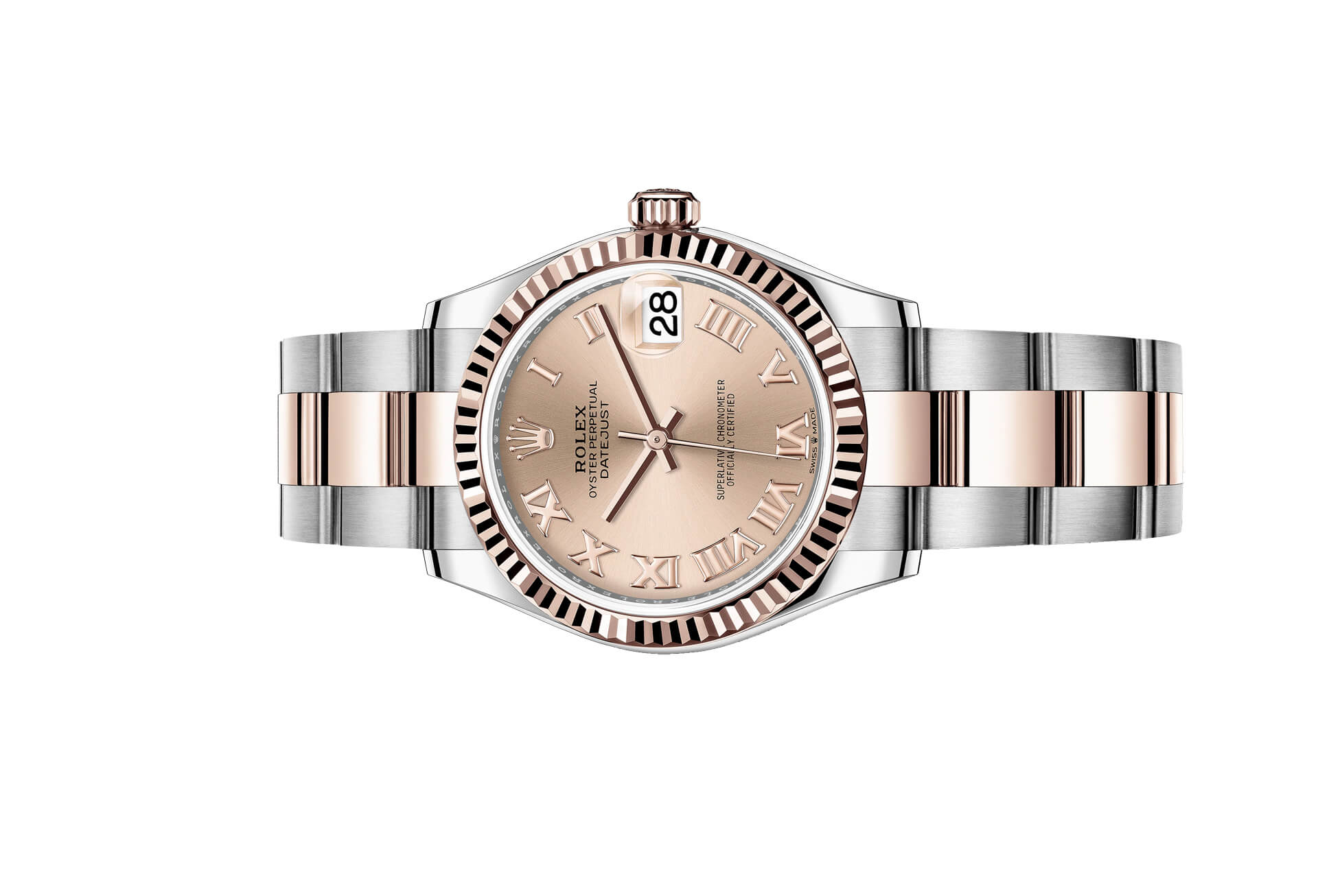 Rolex Datejust 31 278271 Mặt Số Hồng Cọc Số La Mã Dây Đeo Oyster