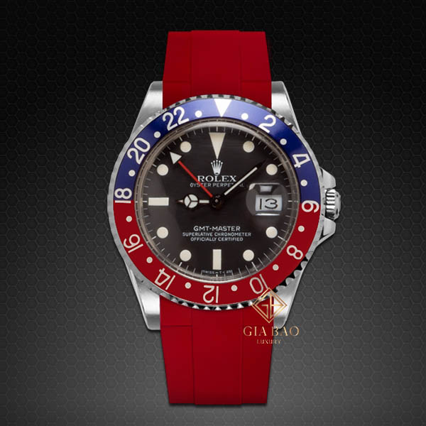 Dây Rubber B Tang Buckle Series cho Rolex GMT Master