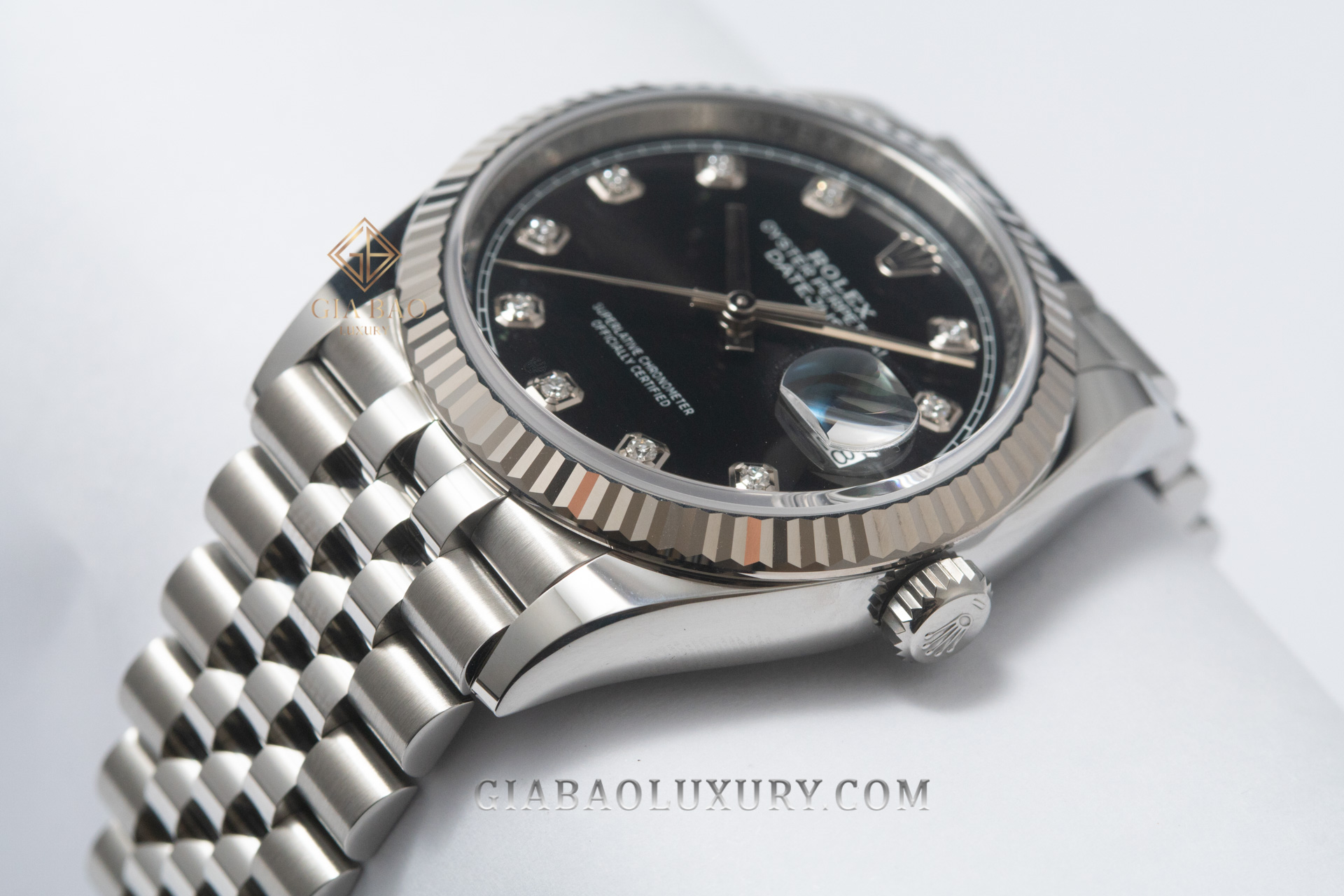 Rolex Datejust 36 126234 Black Diamond-set Dial (Like New)
