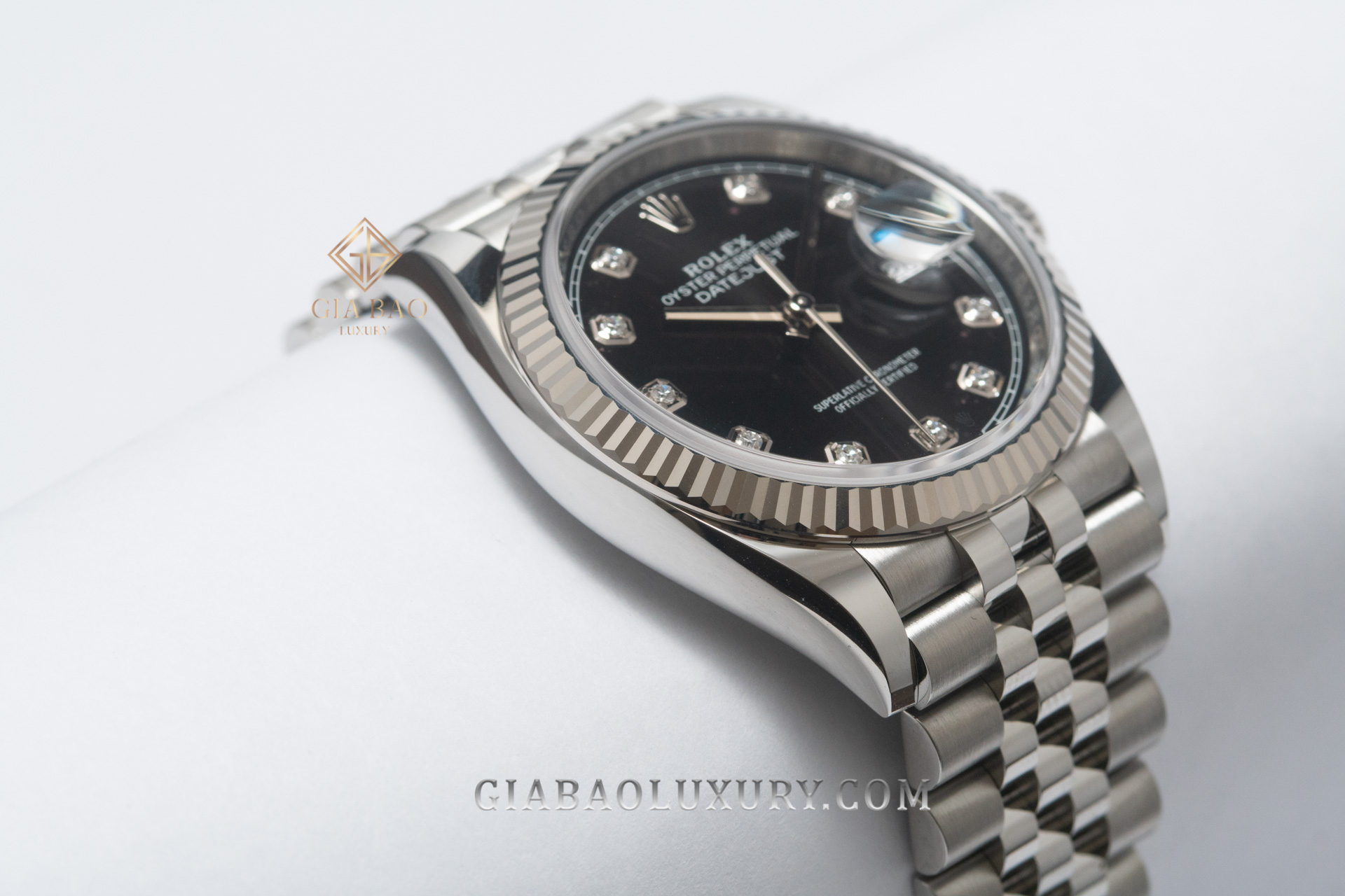Rolex Datejust 36 126234 Black Diamond-set Dial (Like New)