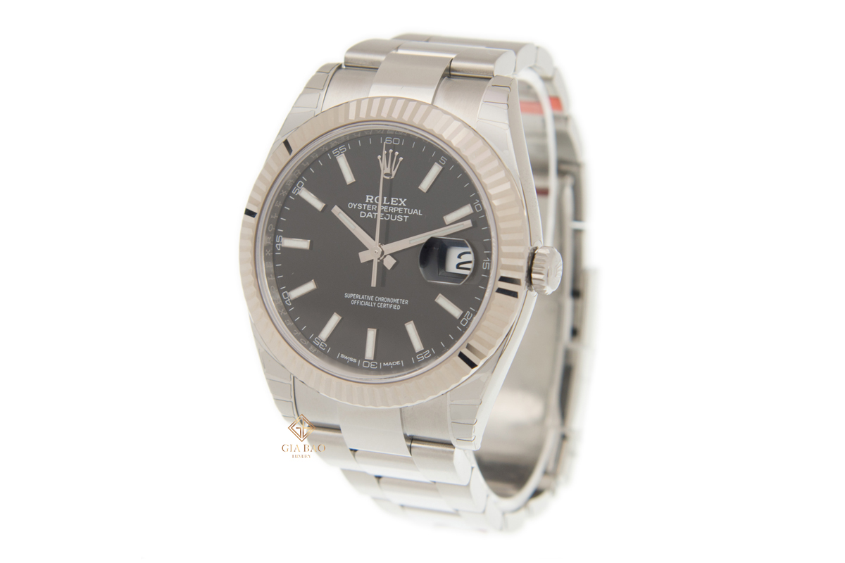 Rolex Datejust 41 126334 Mặt Số Đen Dây Đeo Oyster