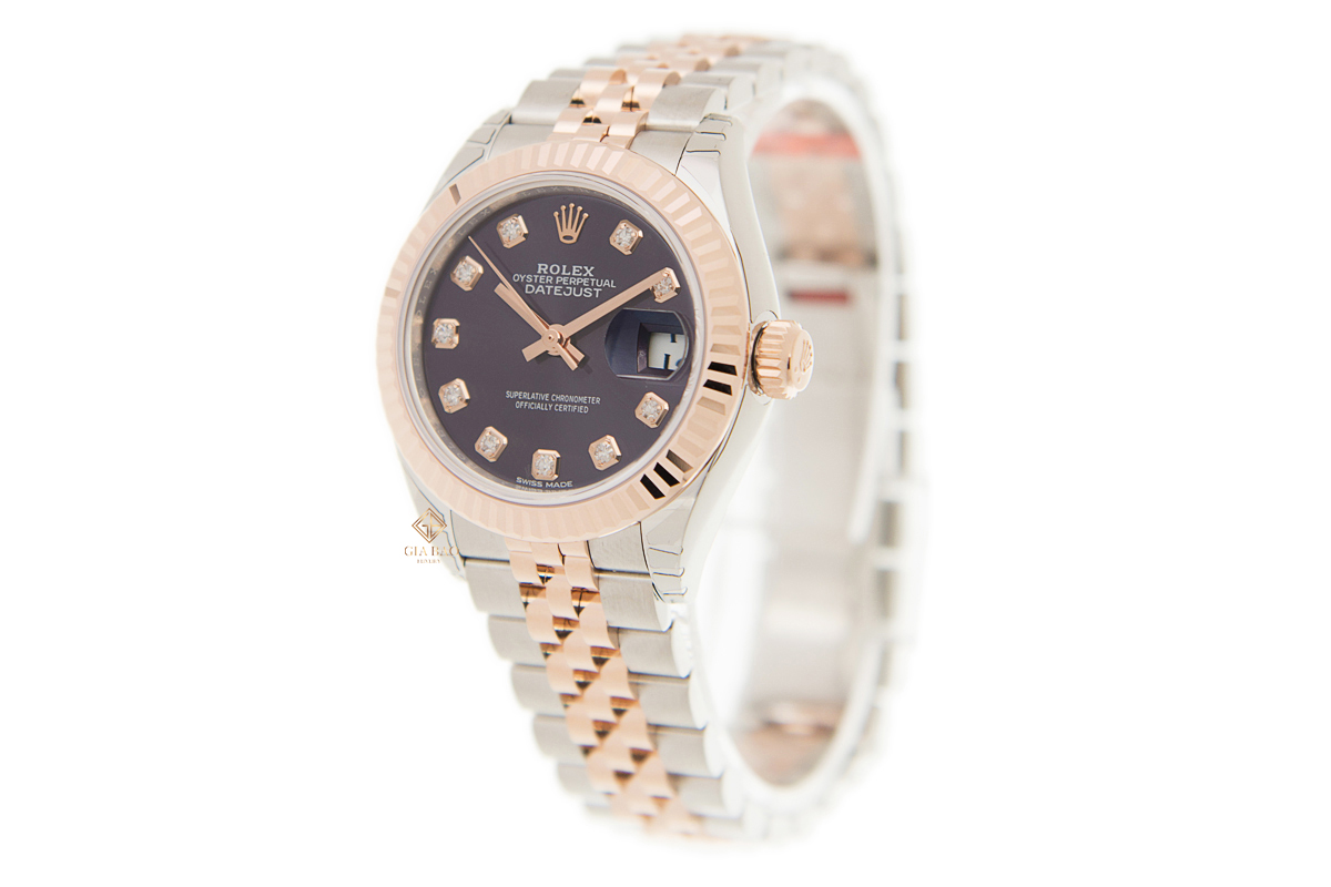 Rolex Lady-Datejust 279171 Purple Diamond-set Dial