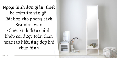 Gương soi toàn thân Ayamirror Japan 18045D