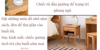Tủ đầu giường Eris Japan SIDE40 Gỗ Adler