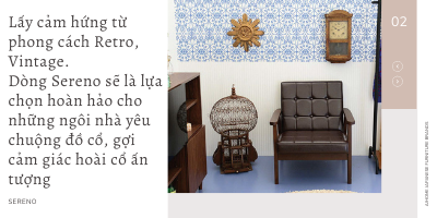Ghế sofa Sereno Japan 2 người CS120