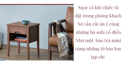 Tủ đầu giường Eris Japan SIDE40 Gỗ Adler