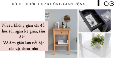 Tủ đầu giường Tosar Japan 7046