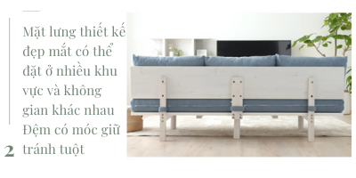 Ghế sofa 2 người Souuffle Japan