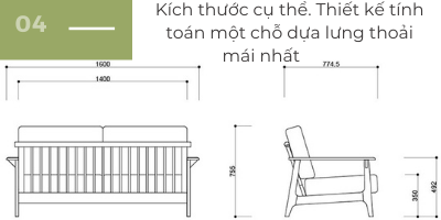 Ghế sofa 1 người Eris Japan 7580