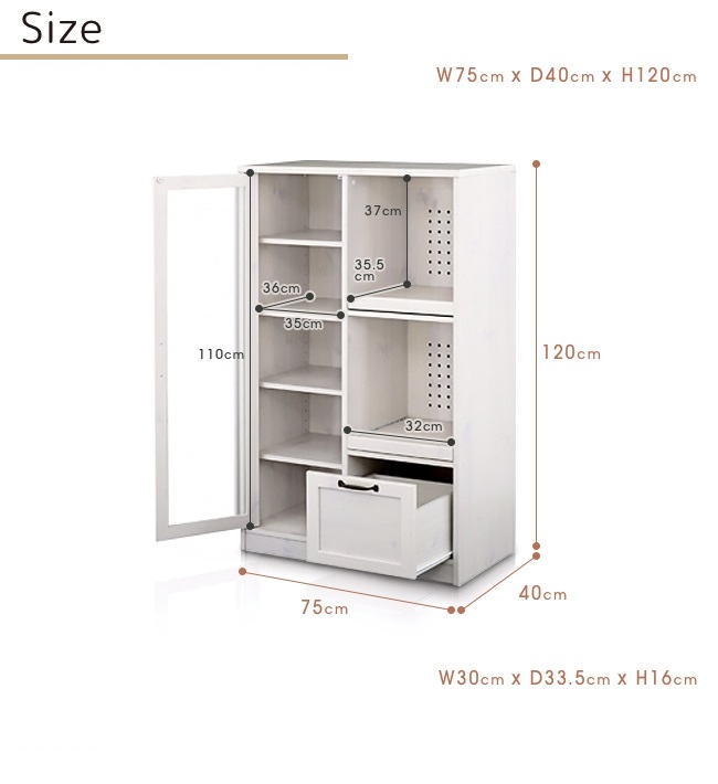 Tủ bếp Luffly Japan 12075L