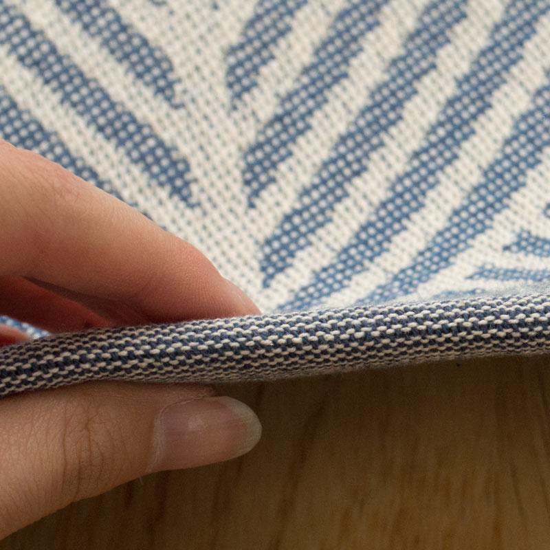 THẢM NHÀ BẾP 1020792386-50x140 CM CRACK NAVY INDIA- HAI MÀU