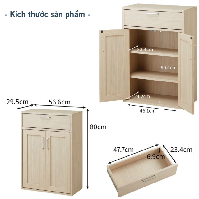 Tủ bếp Fullniko Japan 8055DH