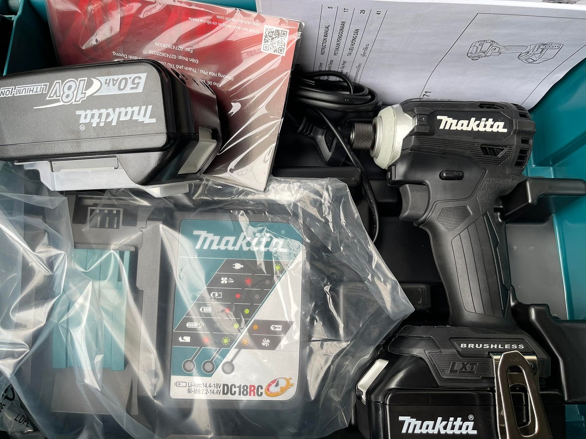 MÁY VẶN VÍT PIN 18V MAKITA DTD171TJB- HÀNG CHÍNH HÃNG - Main Image