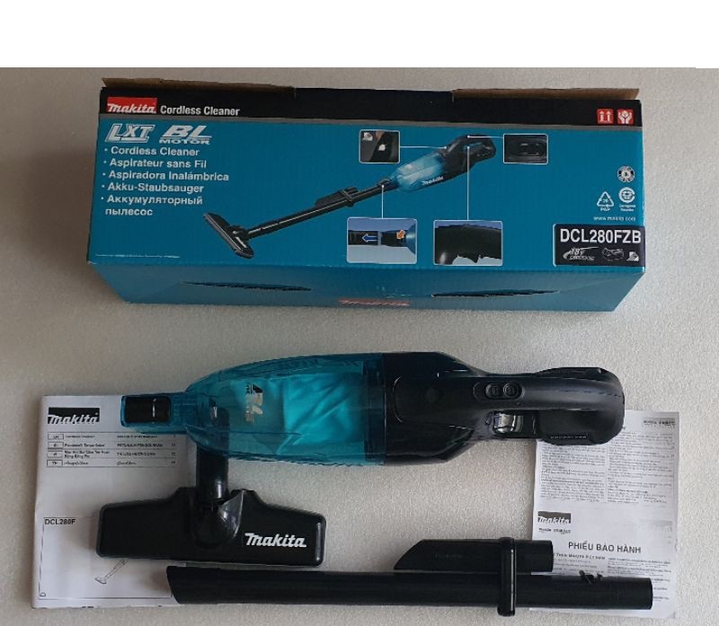MÁY HÚT BỤI DÙNG PIN (HEPA/BL)(18V) 750 ML MAKITA DCL280FZB- HÀNG