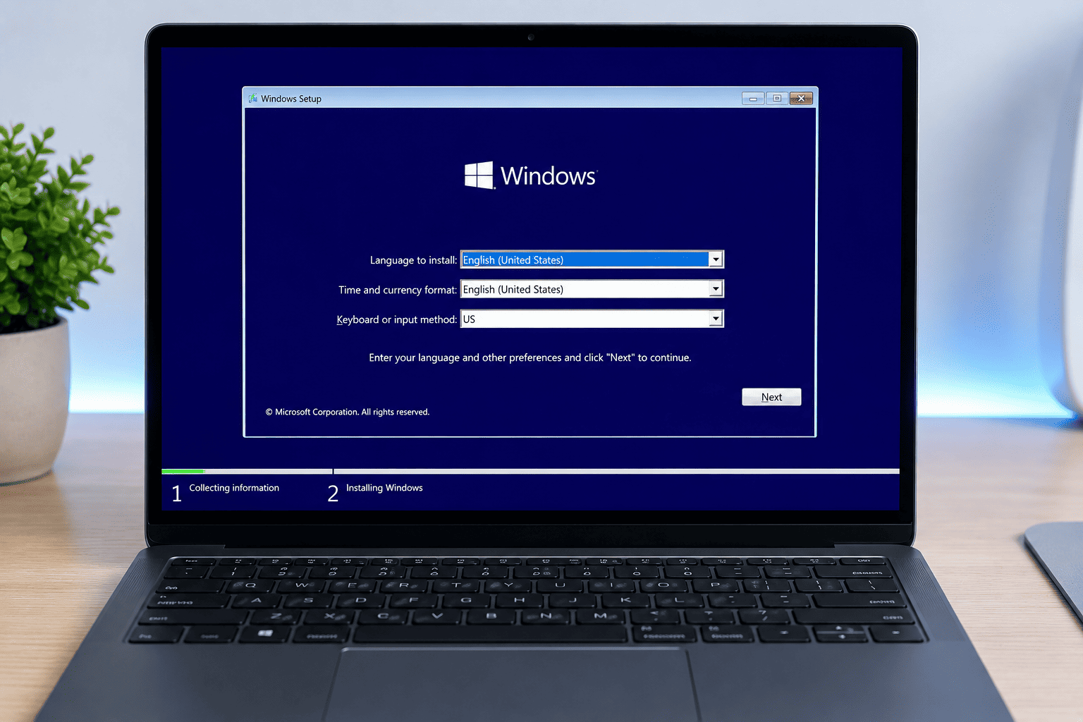 Cài Windows an toàn cho laptop và PC.