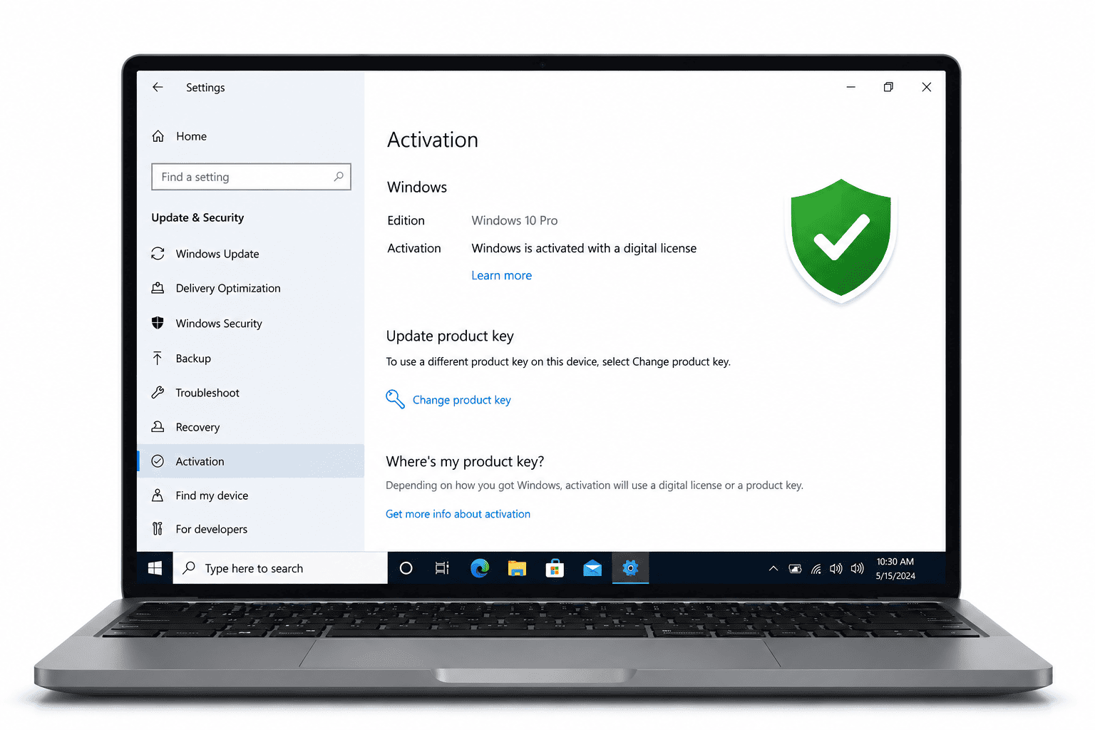 kiểm tra Windows bản quyền