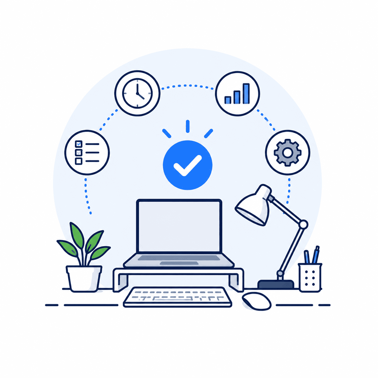Setup làm việc khoa học