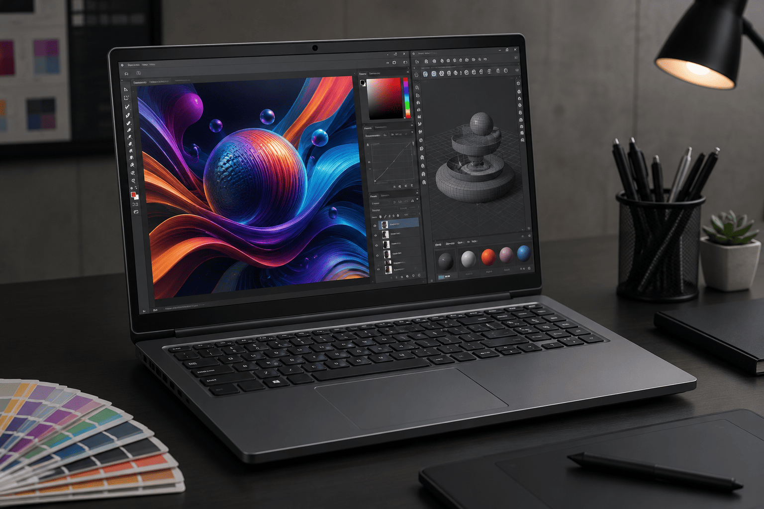 Laptop đồ họa cho sinh viên.