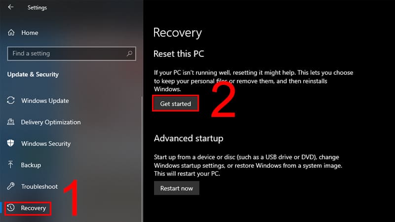 Hard Reset laptop.