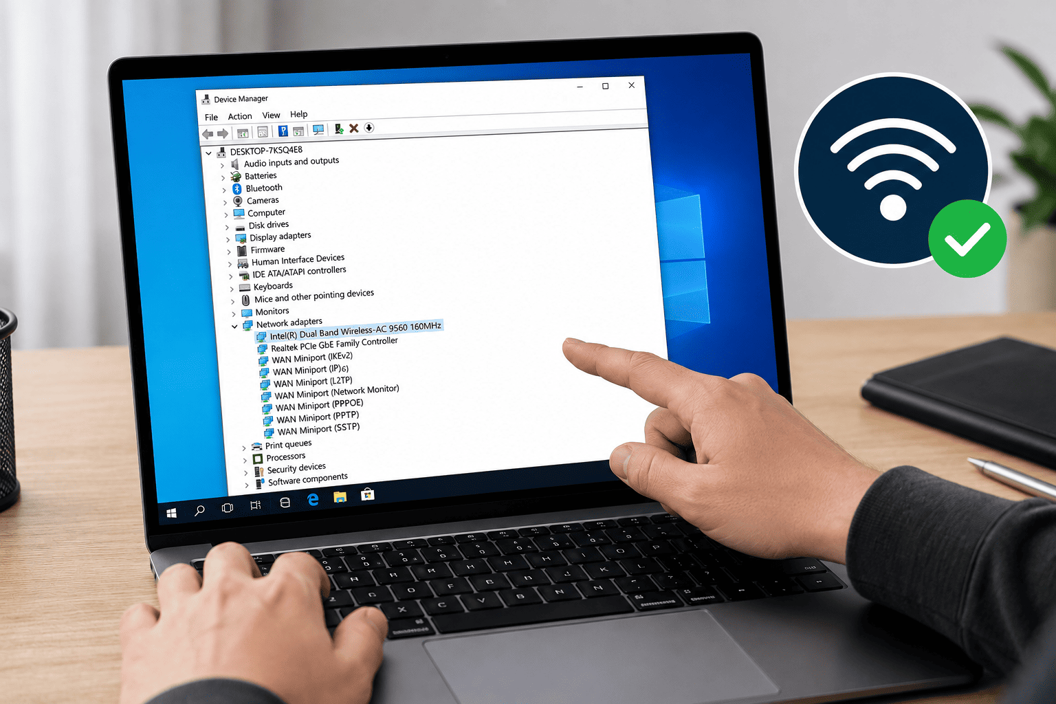 Kiểm tra WiFi trên Windows 11.